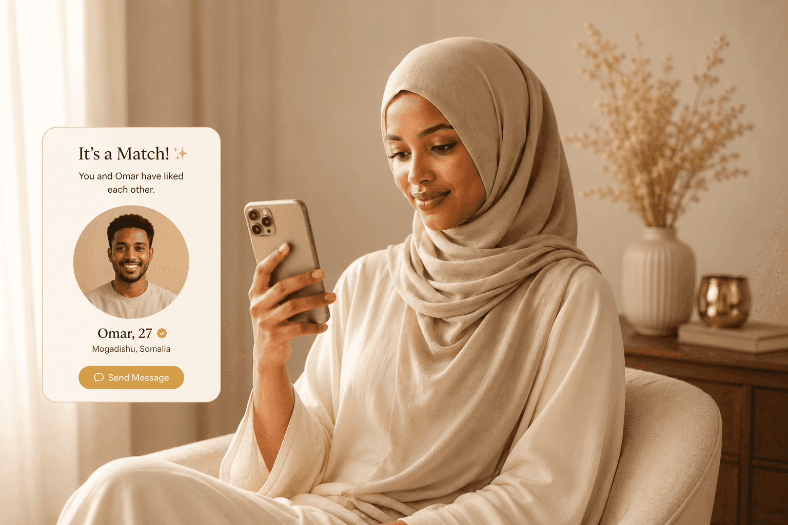 Receiving meaningful match introductions based on compatibility and values