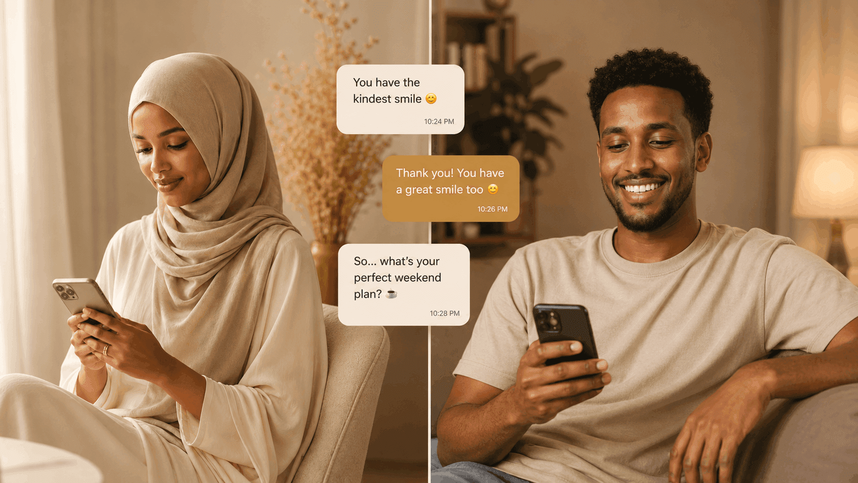 Starting a genuine conversation that could lead somewhere real
